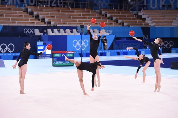 Tokio-2020: Bədii gimnastika üzrə qrup hərəkətləri komandamız finala vəsiqə qazana bilmədi - FOTO